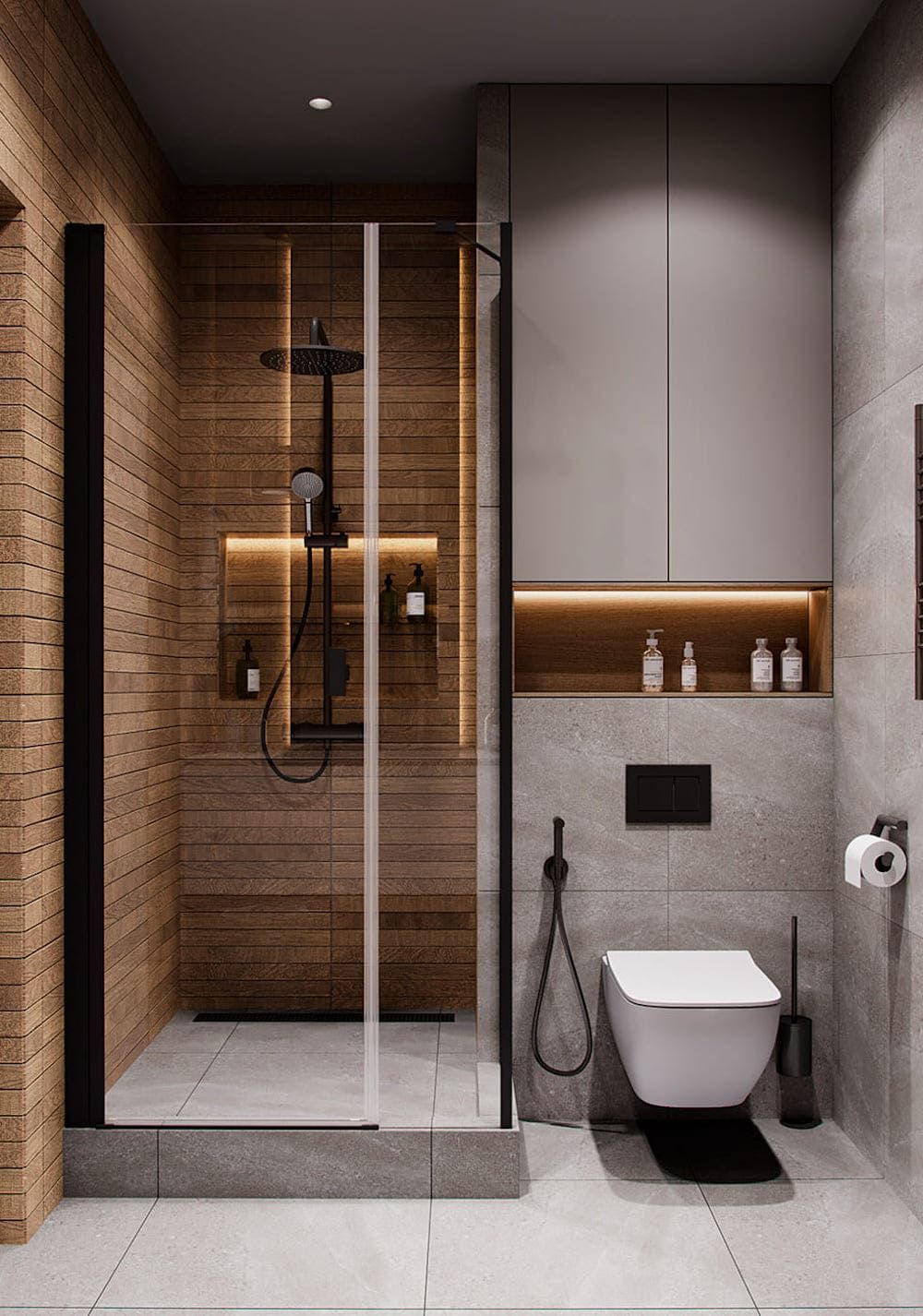 Two Contrasting Bathroom Designs “Modern Chic vs. Classic Elegance: A Showdown of Bathroom Style”