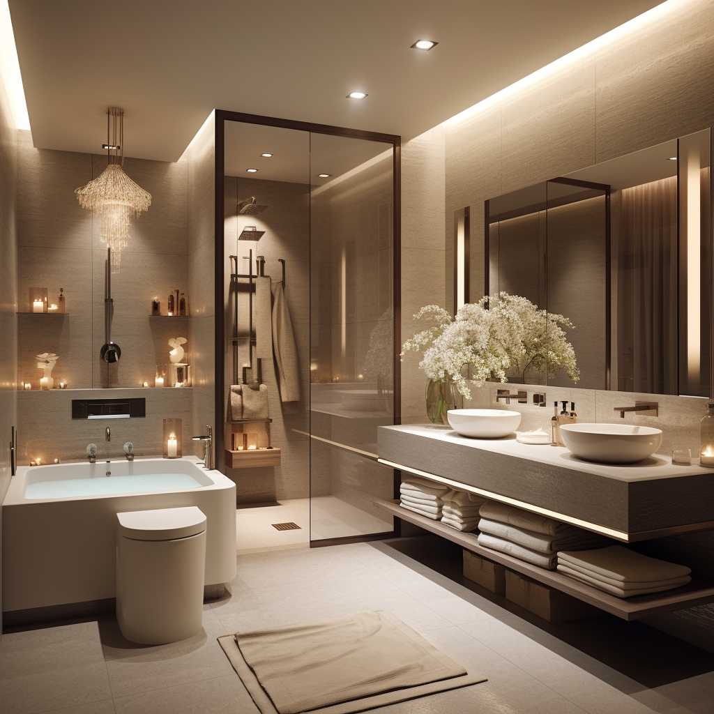 Two Contrasting Bathroom Designs “Modern vs Traditional: A Comparison of Bathroom Styles”