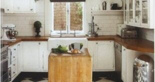 Vintage Wooden Kitchen Island