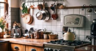 Vintage Wooden Kitchen Island