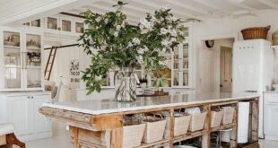 Vintage Wooden Kitchen Island
