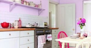 Violet And Pink Kitchen