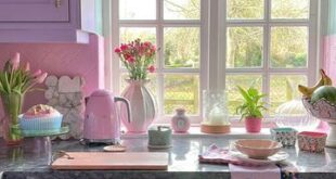 Violet And Pink Kitchen