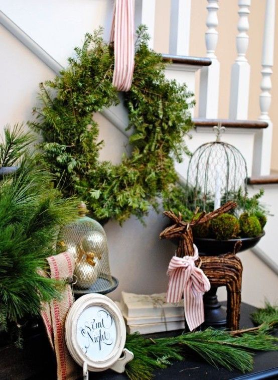 Welcoming And Cozy Christmas Entryway Transform your entryway into a festive Christmas haven