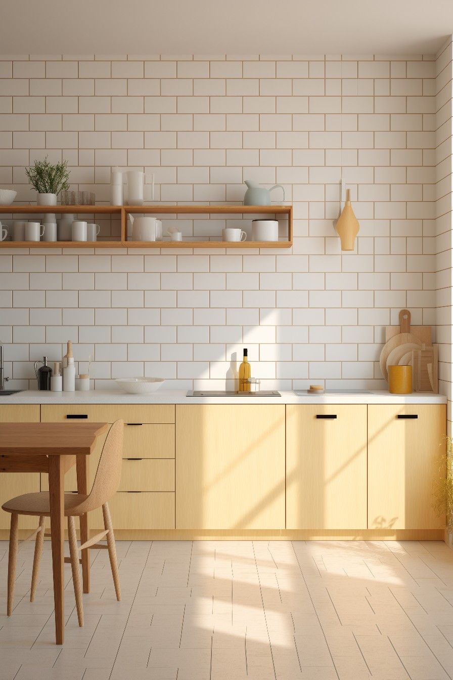 White And Yellow Kitchen Design Trendy and Bright Kitchen Decor in White and Yellow Palette