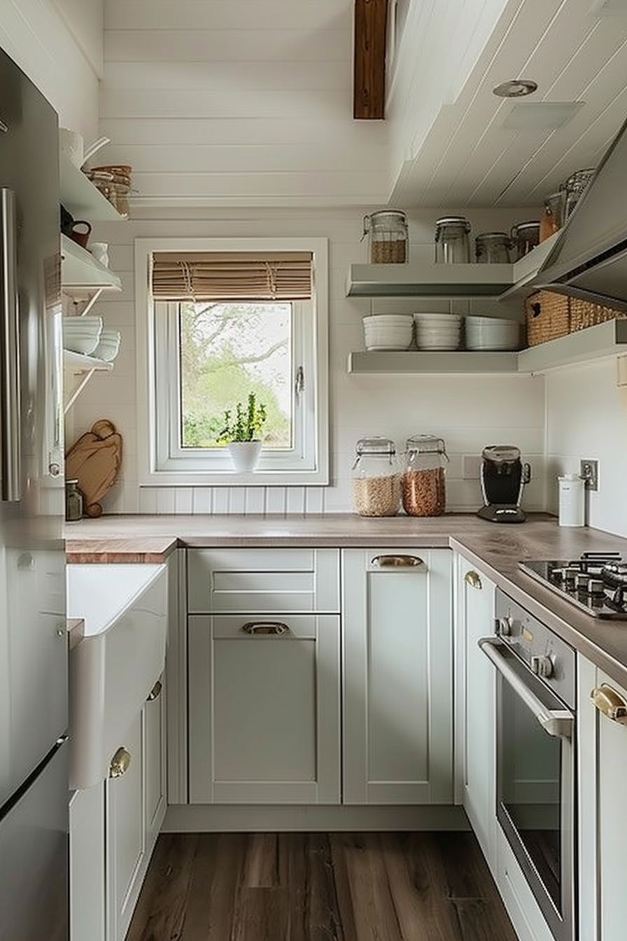 White Kitchen For Small Spaces Elegant Small Space Kitchen Designs in Bright White Tones