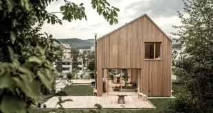 Wood Clad Minimalist House