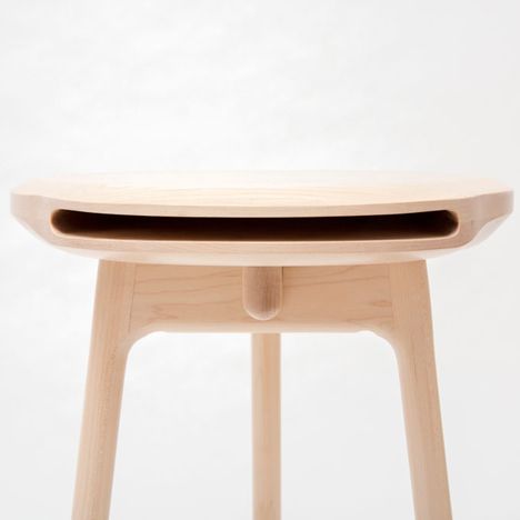 Wooden Stool With A Gaping Mouth Unique and Whimsical Furniture: The Stool that Mimics the Humble Yawn