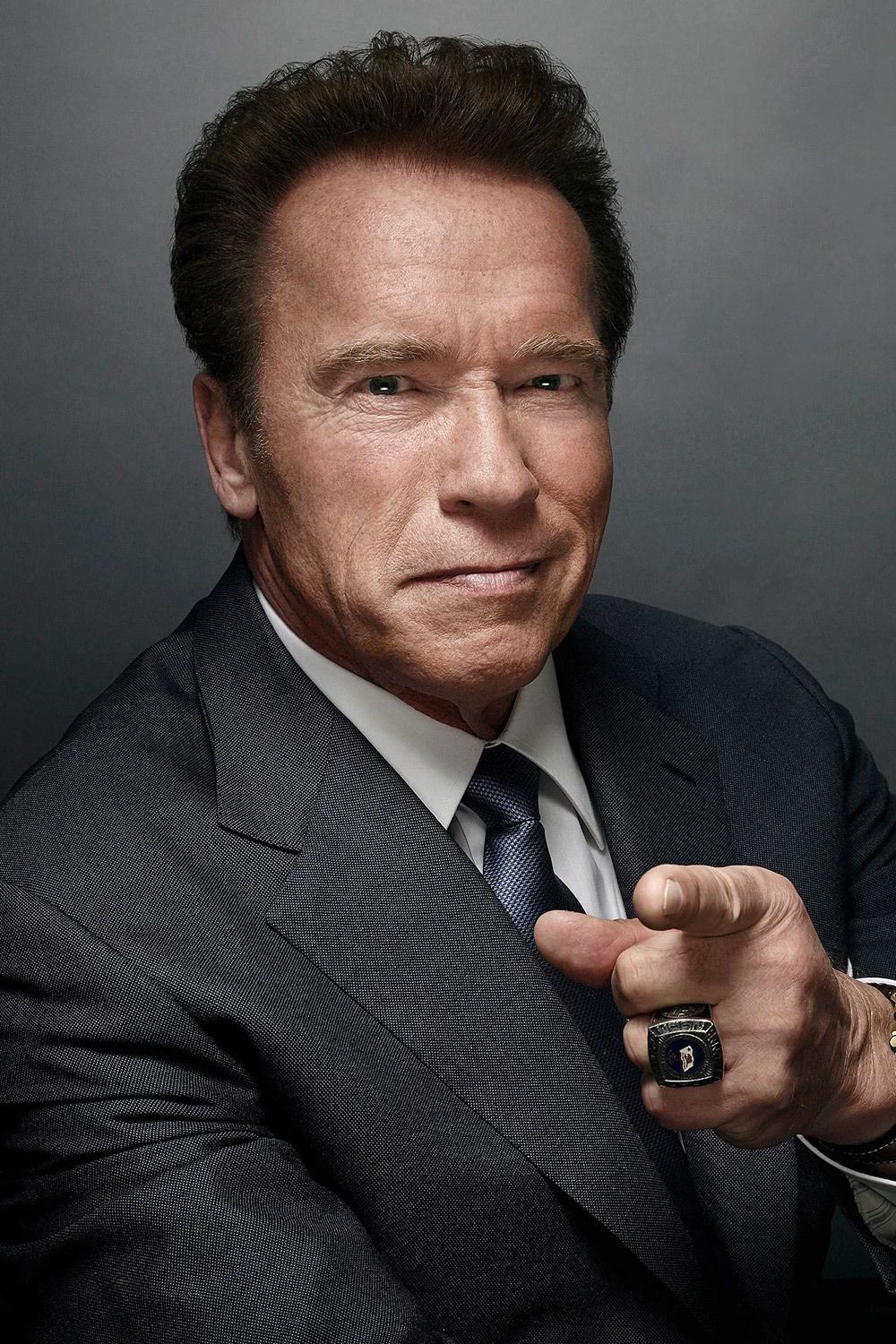 Arnold Schwarzenegger Strong, Charismatic, and Determined