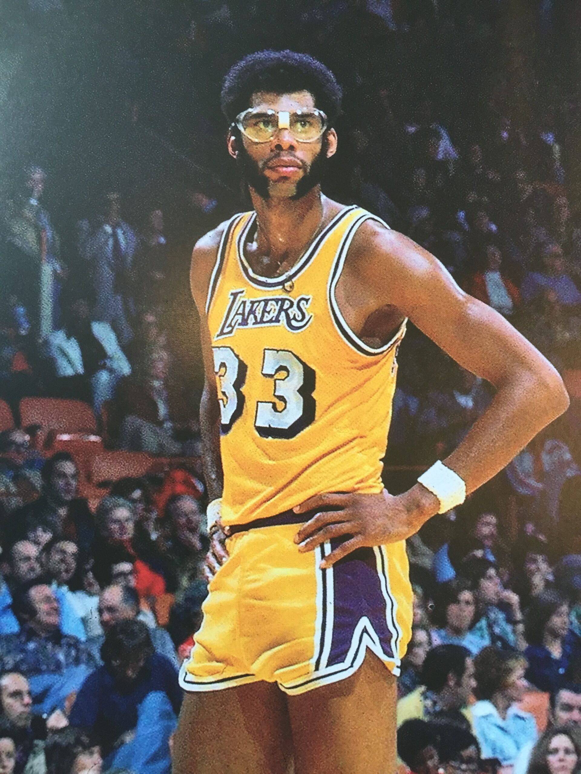 Kareem Abdul-Jabbar Dominates the Court with Unmatched Skill and Grace