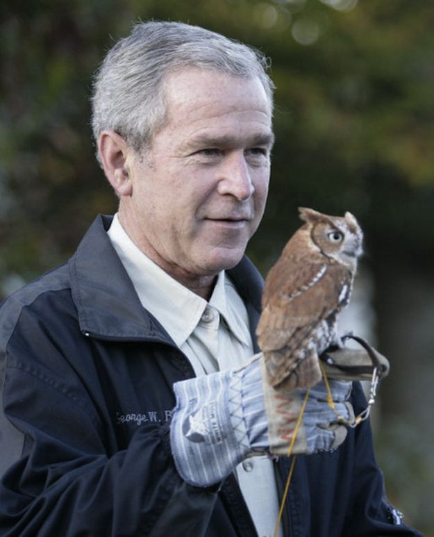 George W. Bush Charismatic Leader with Controversial Policies