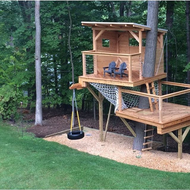 Decor For Kids on Instagram: “Check out this two level tree house .