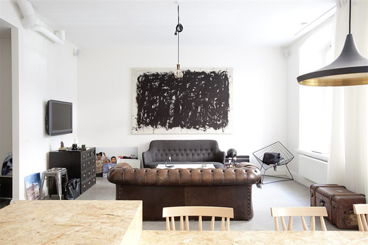 design attractor: Airy Minimalistic Scandinavian Apartme