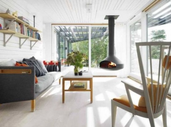 28 Airy Scandinavian Sunroom Designs - DigsDi