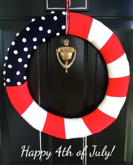 60 Amazing 4th July Wreaths For Your Front Door | DigsDigs | 4th .