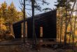 Angular Forest Cabin With Minimal Interiors - DigsDi