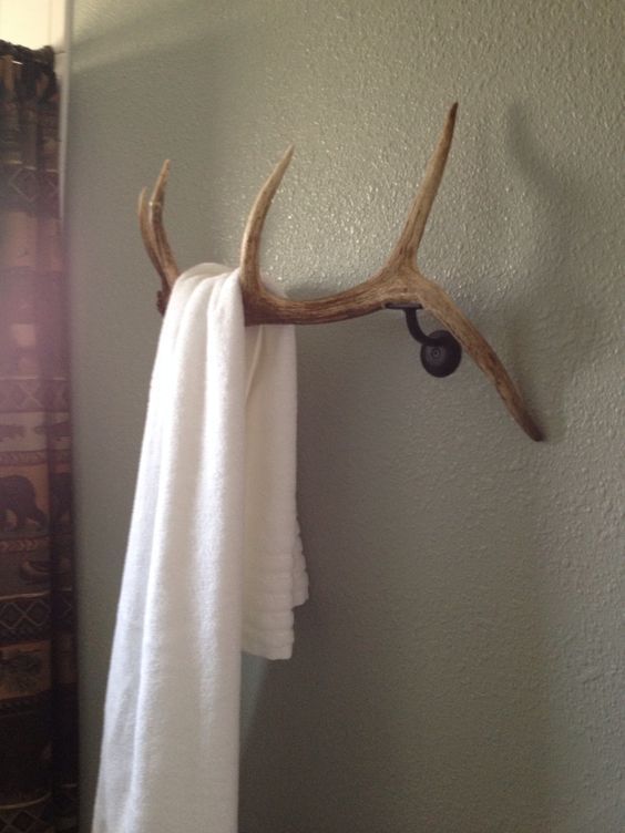 10 towel rack made from antlers - Shelterness | Antlers decor .