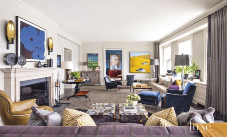 An Eclectic Gold Coast Apartment with a Saturated Color Scheme .