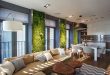 Accent Green Walls For A Stylish Apartme