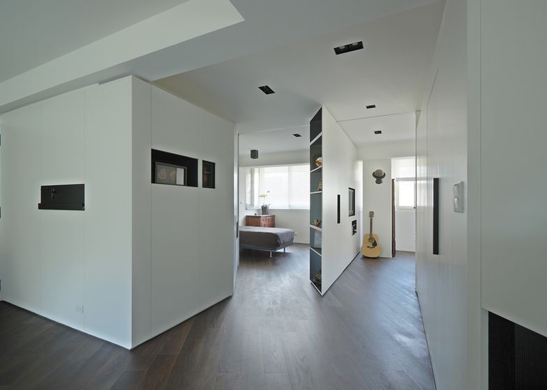 Resident Tsao apartment with rotating walls by KC Studio - Dezeen .