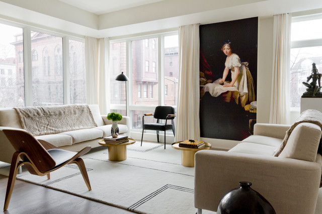 Houzz Tour: Art and Natural Light Shine in a Contemporary Apartme
