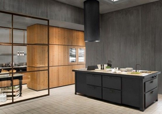 Awesome Dark Metal Kitchen By Minacciolo | Interior design kitchen .