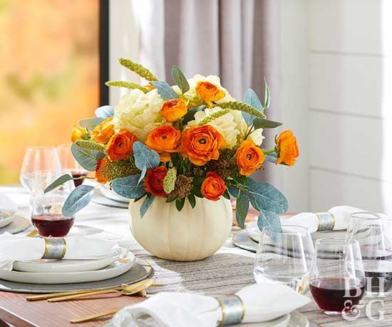 Our Prettiest Thanksgiving Centerpieces | Thanksgiving floral .