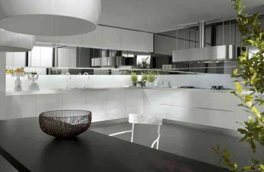 Kitchen Remodeling Ideas for Black and White Design by Salvarani .