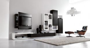 Black and White Living Room Furniture with Functional Tv Stand .