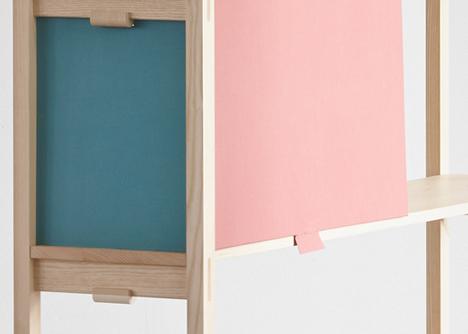 Bookbinder Shelf and bedroom furniture by Florian Hauswirth | desi