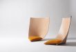 Babu And Clop Chairs Of Natural Leather And With Unusual Shapes .
