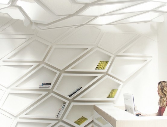 Chaotic And Dimensional Helix Wall Shelves - DigsDi