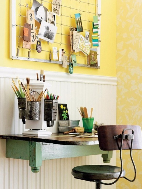45 Charming Vintage Home Offices - DigsDi