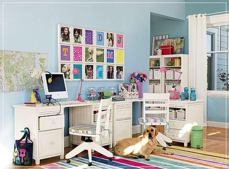 Colorful Home Office Decor Ideas_4 at In Seven Colors – Colorful .