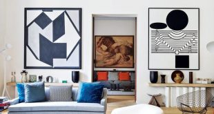 Colorful Paris Home With Artwork Collections - DigsDi