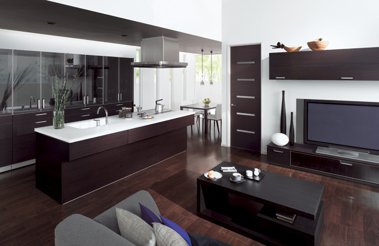 Combine Kitchen And Living Room With Cuisia by Toto