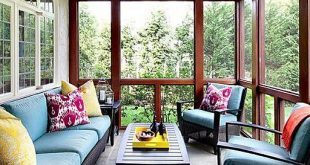 36 Comfy And Relaxing Screened Patio And Porch Design Ideas - DigsDi