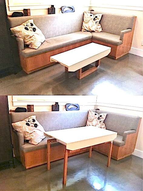 A Coffee Table you can Transform into a Dining Table | Tiny house .