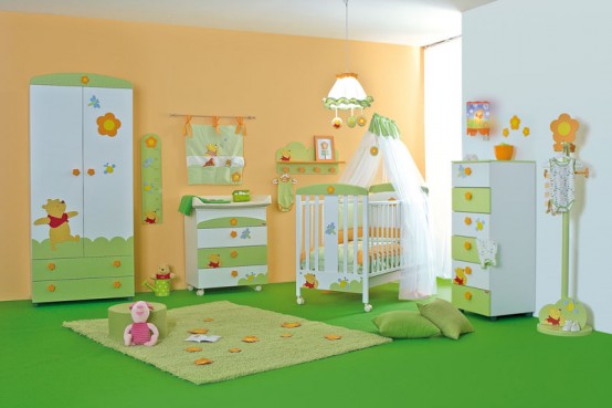 Cool Baby Nursery Rooms Inspired by Winnie the Pooh - DigsDi