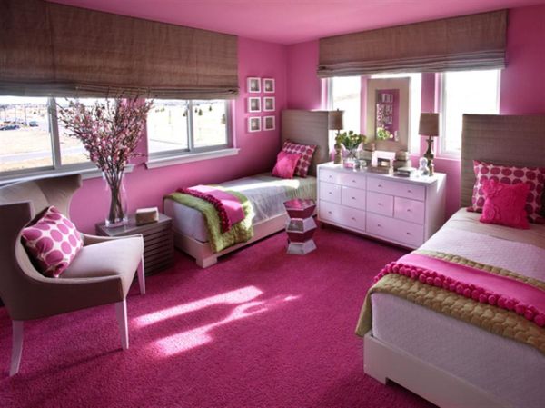 Stylish Girls Pink Bedrooms Ide