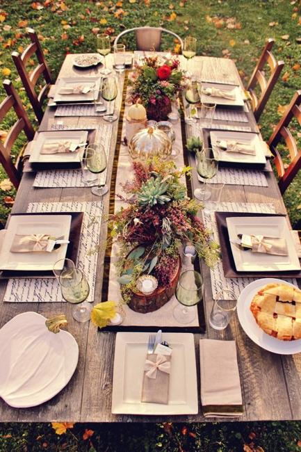 Gorgeous Thanksgiving Table Decoration Ideas to Make Fall Holidays .