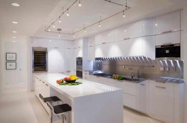 Spotlight Track Lighting | Modern kitchen design, Contemporary .