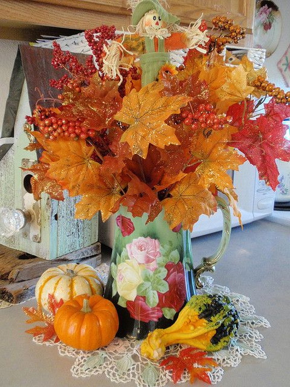 77 Easy Ways Using Autumn Leaves For Fall Home Décor | family .
