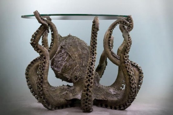 Curious Octopus Coffee Table For Those Who Dare - DigsDi