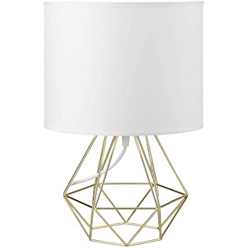 FRIDEKO Modern Geometric Table Lamps - Boho Minimalist Bedside .