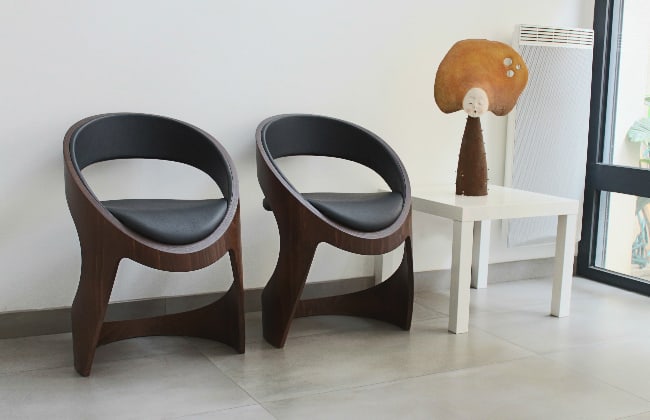 Curvy Chairs and Stools by Martz Editi