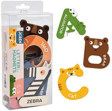 Amazon.com: JCREN Jumbo Magnetic Letters Animals Alphabet Toys .