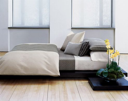 Designer Bedding by Calvin Klein | Bed design, Minimalist bed .