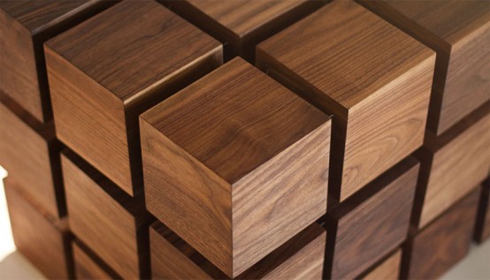 Dynamic Float Table Inspired By The Rubik's Cube - DigsDi