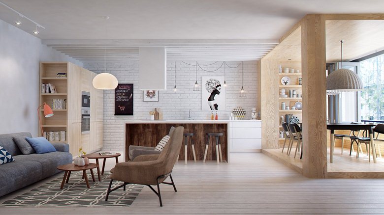 Eclectic Apartment Design Proposes A Fresh New Sty